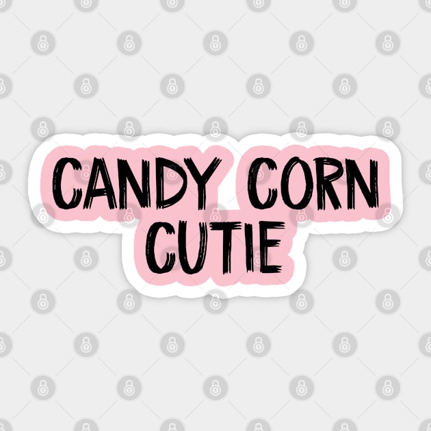 Candy Corn Cutie Sticker by TIHONA